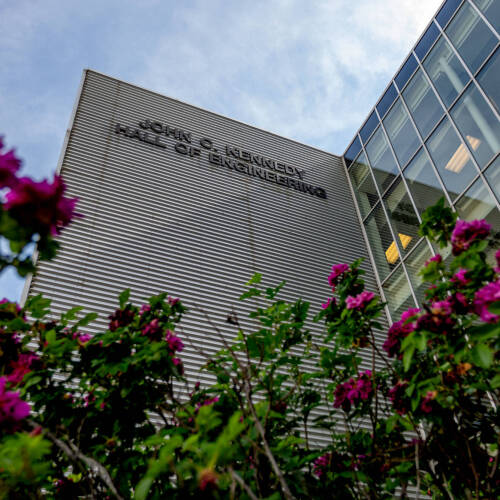 exterior of Kennedy Hall of Engineering